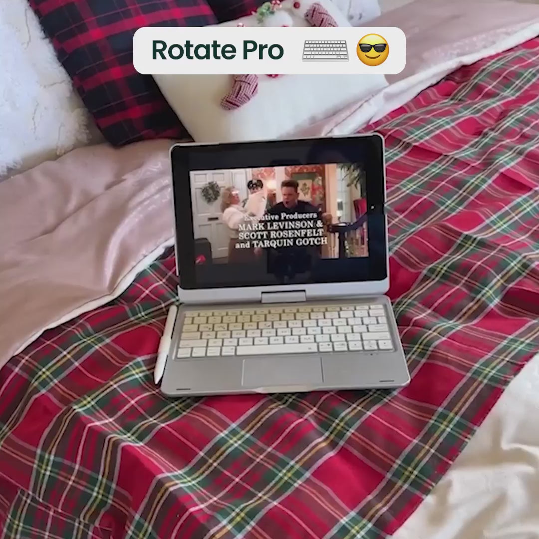 Rotate Pro Draadloze Toetsenbordhoes Voor iPad